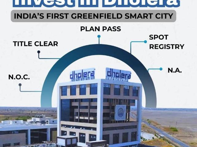 Residential Plot in Dholera for resale Ahmedabad. The reference number is 20481618