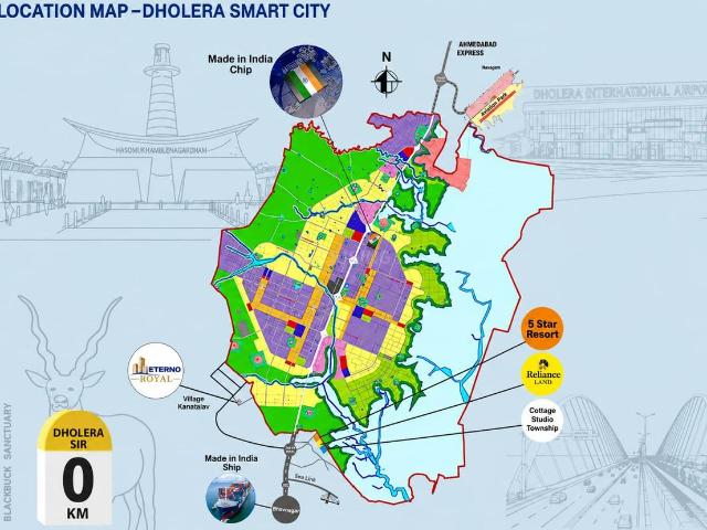 Residential Plot in Dholera for resale Ahmedabad. The reference number is 20841280
