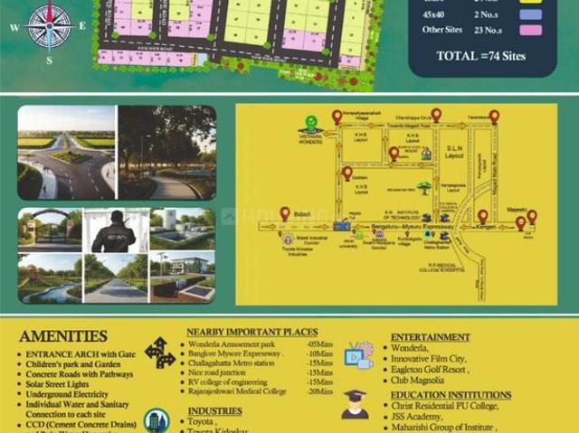 Residential Plot in Dodderi for resale Bengaluru. The reference number is 20490349