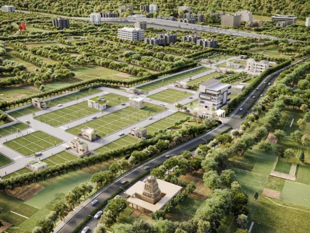 Residential Plot in Jait for resale Vrindavan. The reference number is 19827912