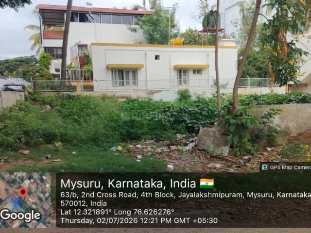 Residential Plot in Jayalakshmipuram for resale Mysore. The reference number is 20759715