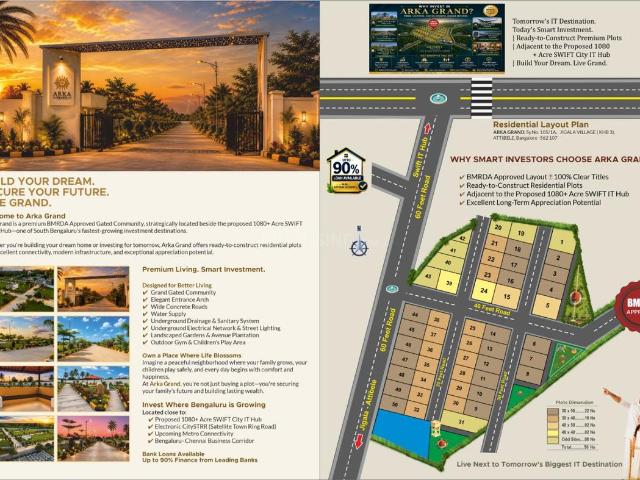 Residential Plot in Jigala for resale Bengaluru. The reference number is 20940826