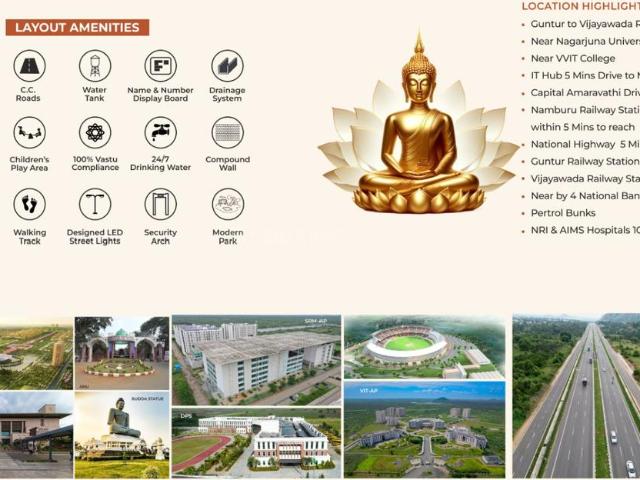 Residential Plot in Kaza for resale Guntur. The reference number is 20922439