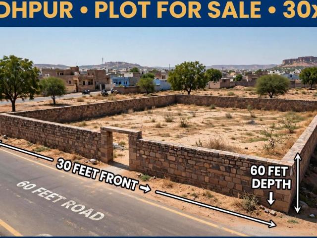 Residential Plot in Khema Ka Kuwa for resale Jodhpur. The reference number is 21352588
