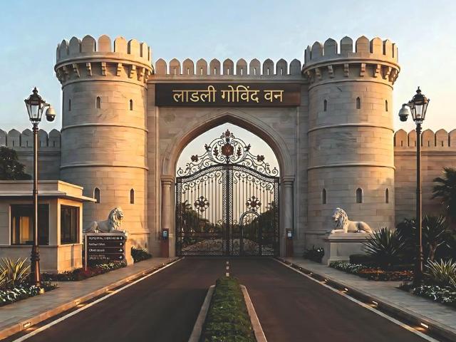 Residential Plot in Prem Mandir for resale Vrindavan. The reference number is 20368561