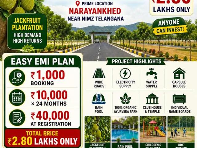 Residential Plot in Sadasivpet for resale Sangareddy. The reference number is 20134522