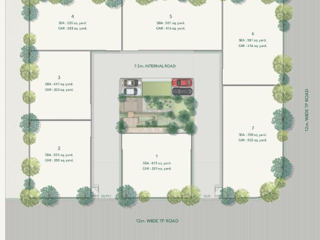 Residential Plot in Science City for resale Ahmedabad. The reference number is 19976271