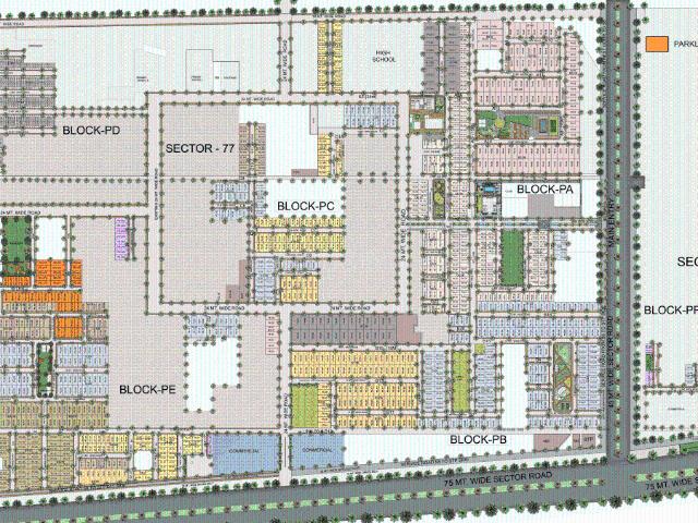 Residential Plot in Sector 77 for resale Faridabad. The reference number is 20727326