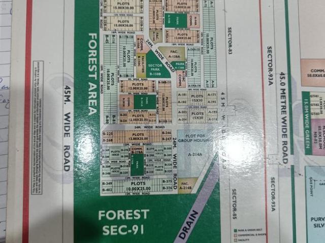 Residential Plot in Sector 92 for resale Noida. The reference number is 20452192