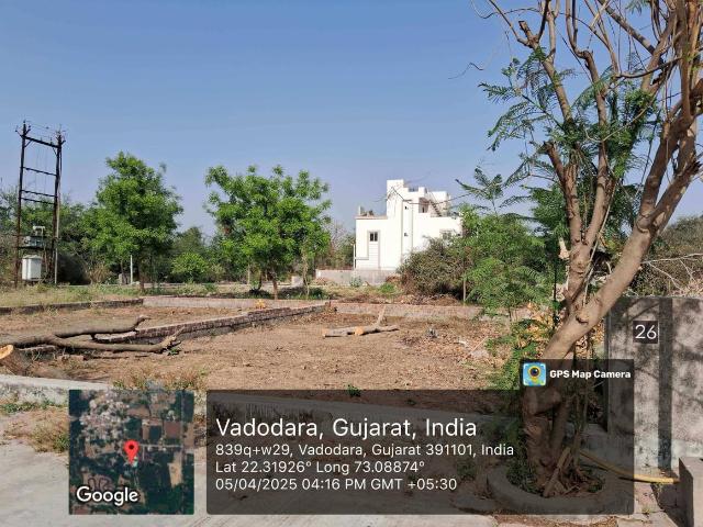 Residential Plot in Sherkhi for resale Vadodara. The reference number is 19318095