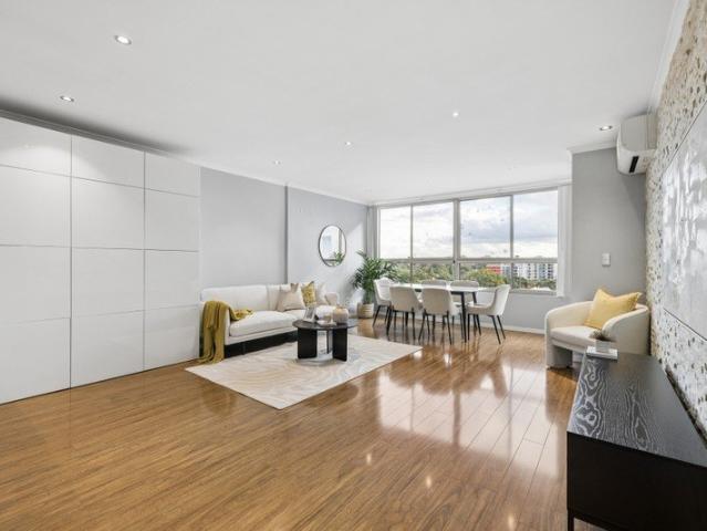 Resort inspired apartment set within a 220m walk of Homebush Station
