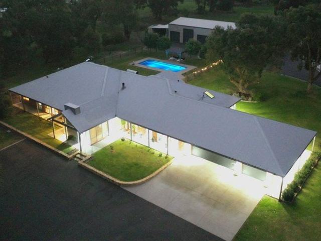Resort Style Luxury Acreage + Massive Powered Shed!