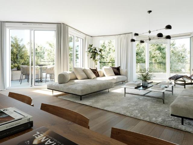 RETOUR DE LOT – Issy les Moulineaux – Magnifique T5 neuf de 115 m² avec terrasse de 15 m² et jardin privatif de 50 m²