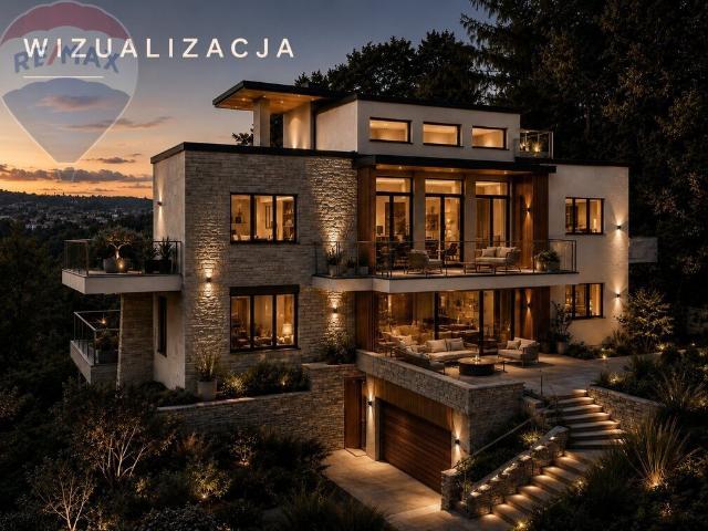 Rezydencja 414 m² na wzgórzu prestiżowa lokalizacja