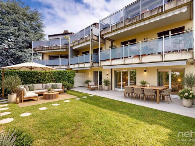 Rez de jardin 5,5 pièces à Morges, rénové, jardin privé