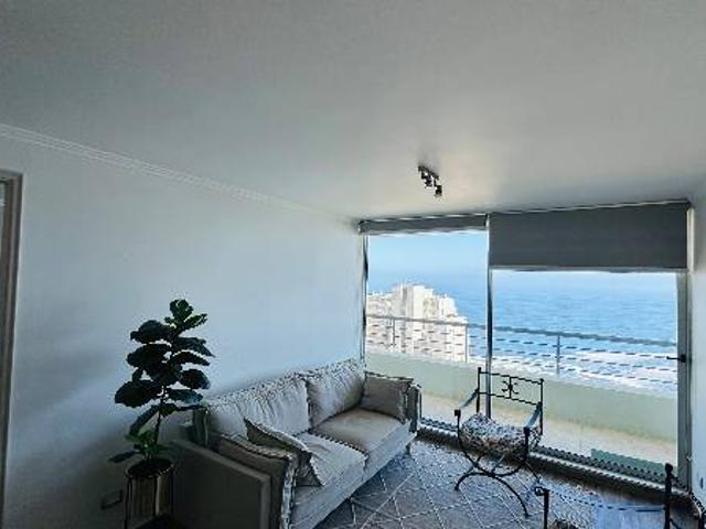 Reñaca arriendo depto 2D 2B vista panorámica al mar 650 mil