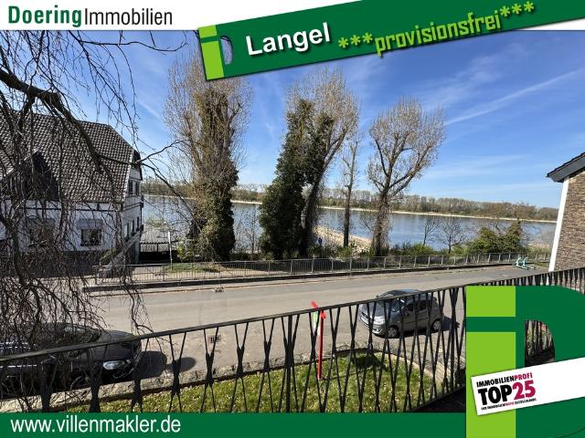 Rheinblick, Gartenidylle und Entwicklungspotential