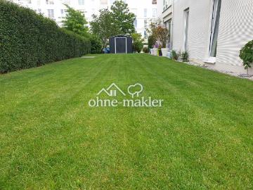 Riedberg: 4 Zimmer Gartenwohnung mit Haus Charakter, 118 m², 180 m² Privatgarten | provisionsfrei