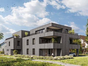 Riesige Dachterrasse: 3 Zimmer Dachgeschosswohnung Top 06