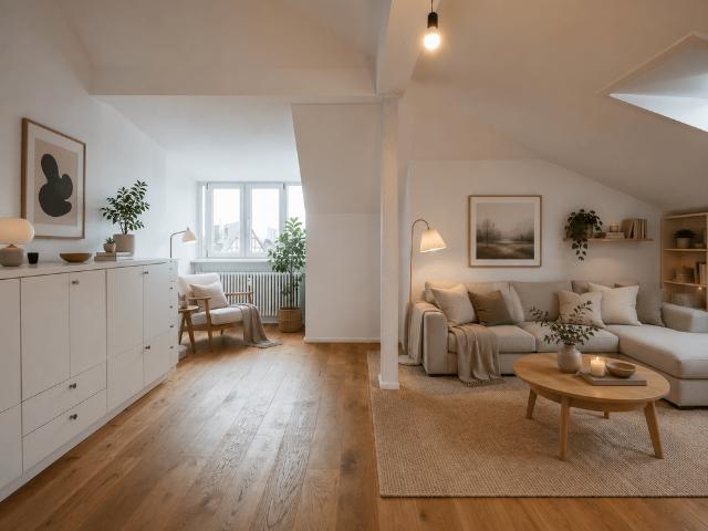 Riesige 3,5 Zimmer Dachgeschoss Wohnung Fahrstuhl mit Aussichtsterrasse in S Möhringen