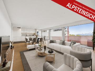 riesige 6.5 Zi. Dach Maisonette Wohnung mit Alpsteinblick