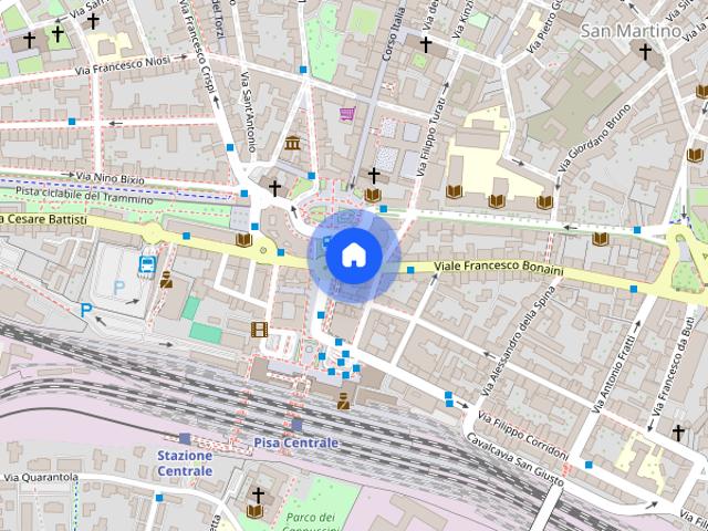 Riglione Pisa Appartamento arredato con terrazzo
