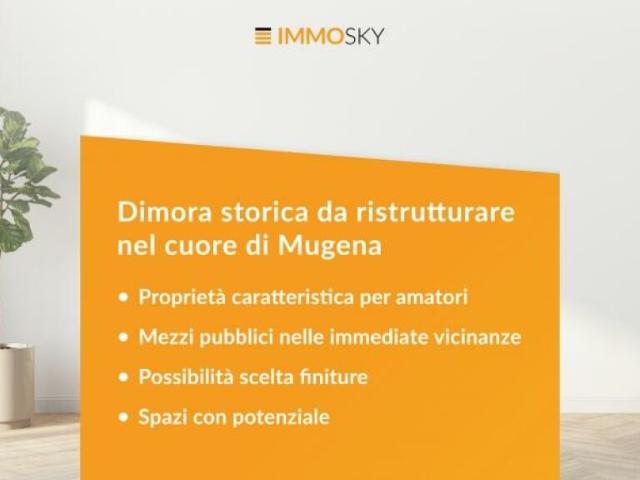 Ristruttura la tua casa dei sogni nel cuore di Mugena