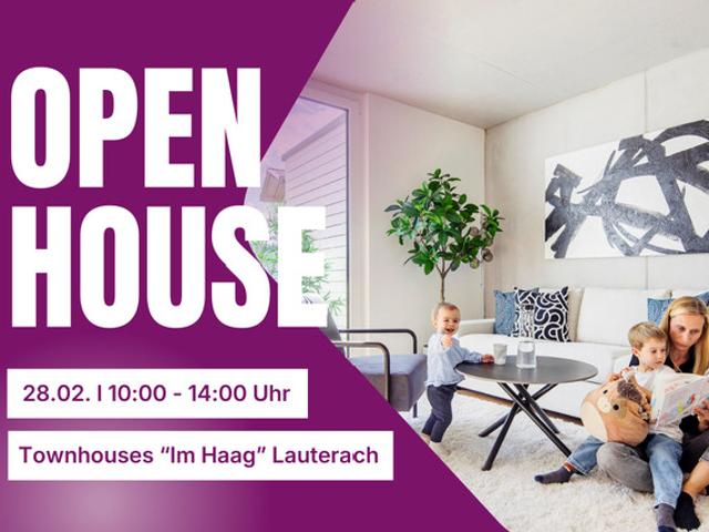 Bereit fürs eigene Zuhause?  Townhouse mit Garten & Dachterrasse in Lauterach