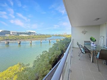 River and stadium views