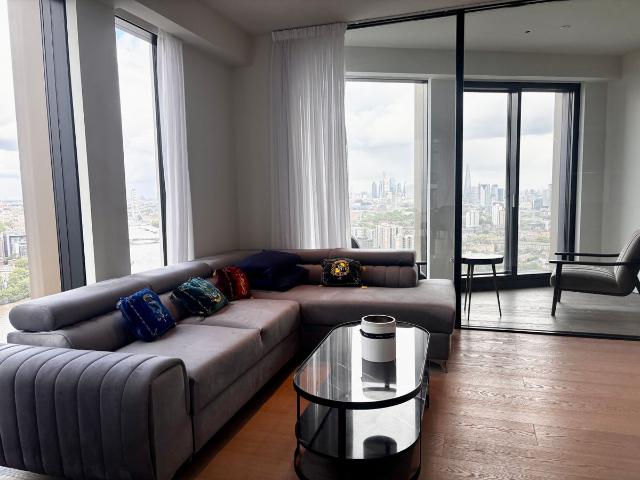 River Park Tower, Nine Elms Lane, Nine Elms Lane, London SW8, 3 bed flat to rent, £12,800 pcm | PrimeLocation