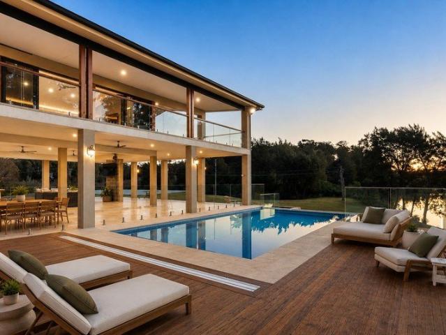 Riverfront Acreage with Dual Living and Resort Style Entertaining