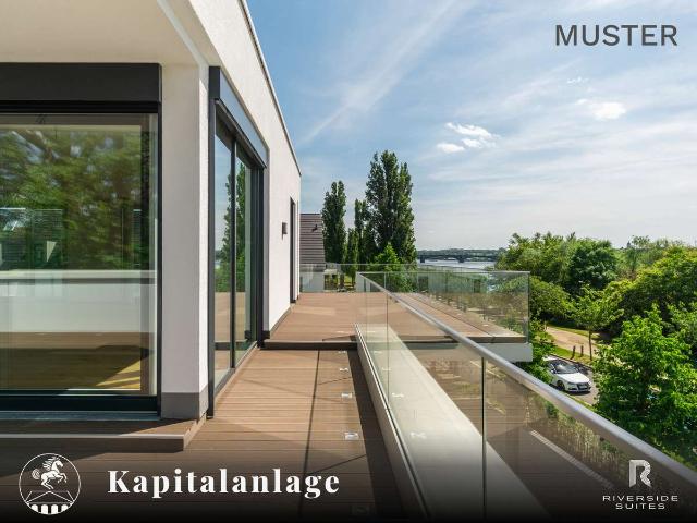 Riverside Suites Leben in 1. Reihe am Rhein WE27 Souterrain