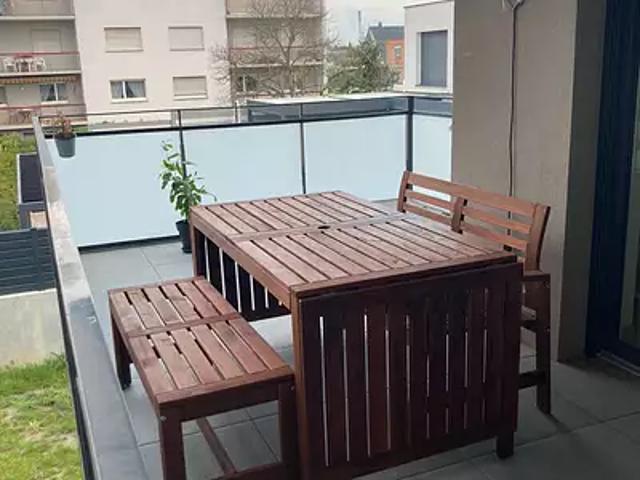 Rixheim 68170 Location appartement 2 pièces t2 parking