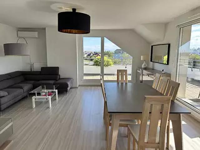 Rixheim 68170 Location appartement 3 pièces t3 au dernier étage terrasse