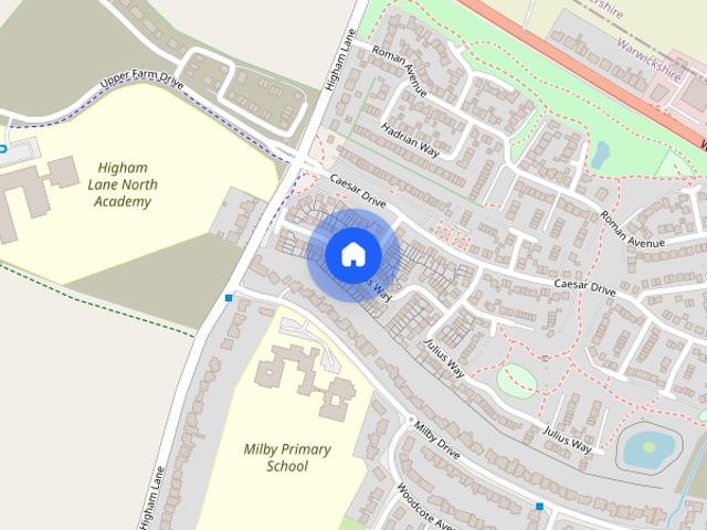 Romulus Way, Nuneaton, Warwickshire
