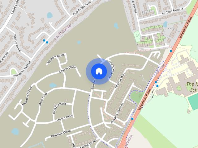 Roman Crescent, Chester, Cheshire, CH4