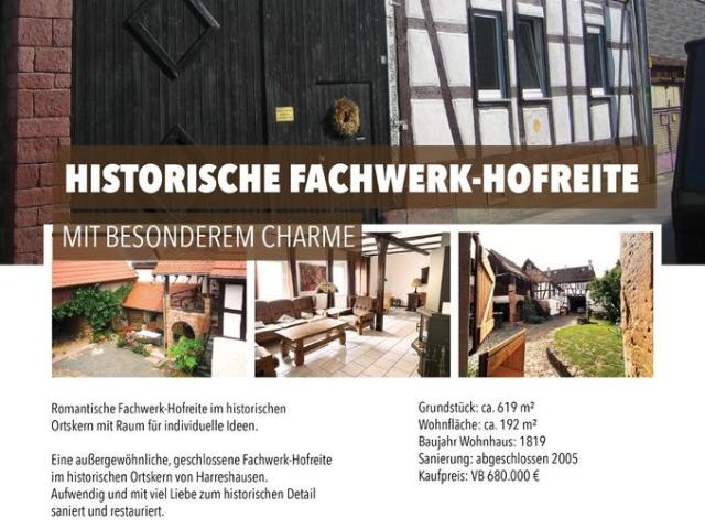 Romantische Fachwerk Hofreite