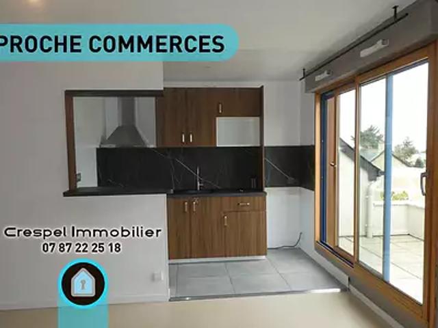 Romillé 35850 Location appartement 2 pièces t2 au dernier étage cave