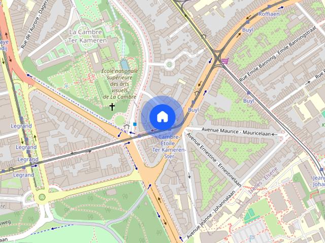Rond Point de l'Étoile, Ixelles