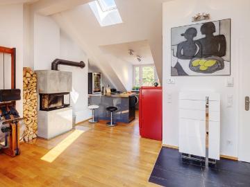 Roof terrace apartment in south west orientation