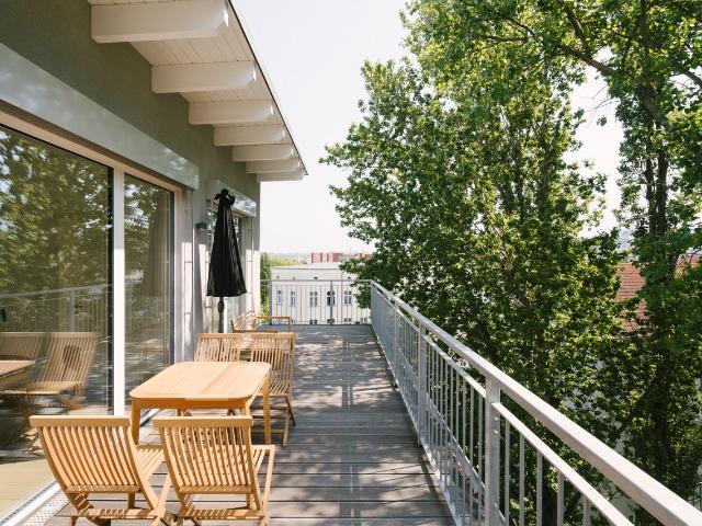 Rooftop penthouse with large terrace, Berlin Amsterdam Apartments for Rent