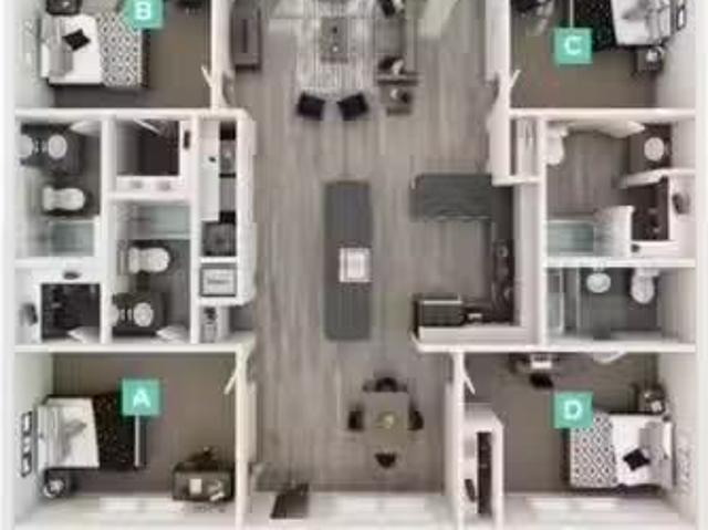 Room in a 5 Bed 5.5 Bath Baldwin 5x5.5
