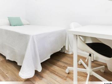 Room in a shared 4 bedroom apartment for rent in Ciudad Jardín, professionals only