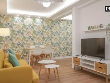 Room in a shared 4 bedroom apartment for rent in Getafe, bills included, only students