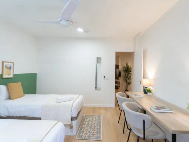 Room in a shared 5 bedroom apartment for rent in Pacífico, all bills included, perfect for professionals and students