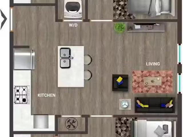 Room in 4 Bedroom 4 Bathroom D1