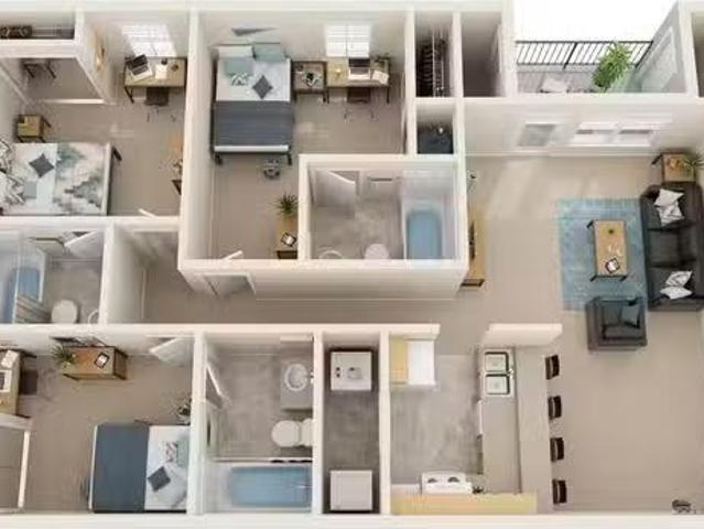 Room in 4 Bedroom 4 Bathroom Large