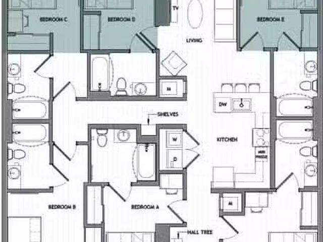 Room in 5 Bedroom 3 Bathroom 5x3