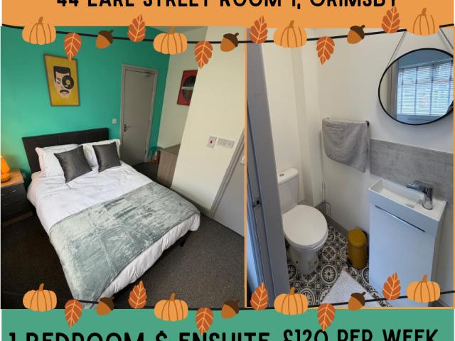Room 1, 44 Earl Street 1 bed in a house share to rent £520 pcm £120 pw