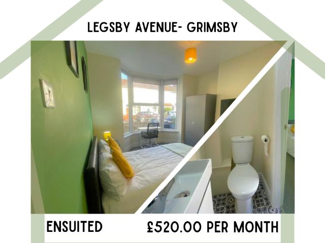 Room 1, 90 Legsby Avenue 1 bed in a house share to rent £520 pcm £120 pw